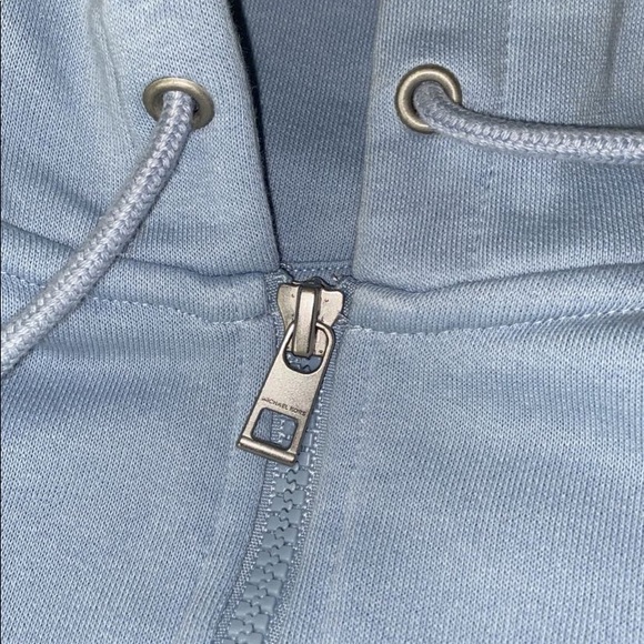 Light Blue Michael Kors Hoodie - Picture 2 of 8